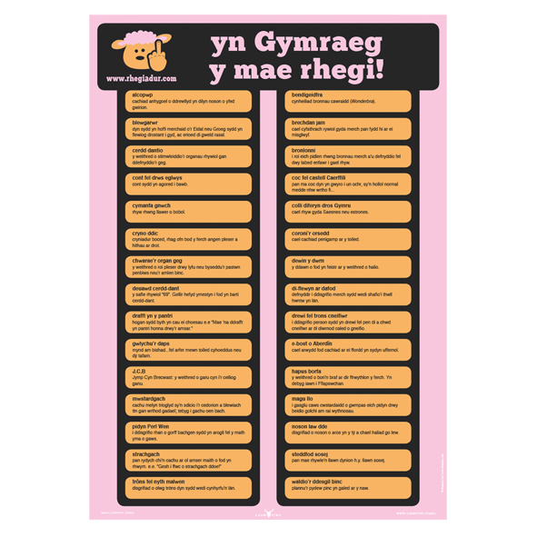 Poster y Rhegiadur - Carw Piws