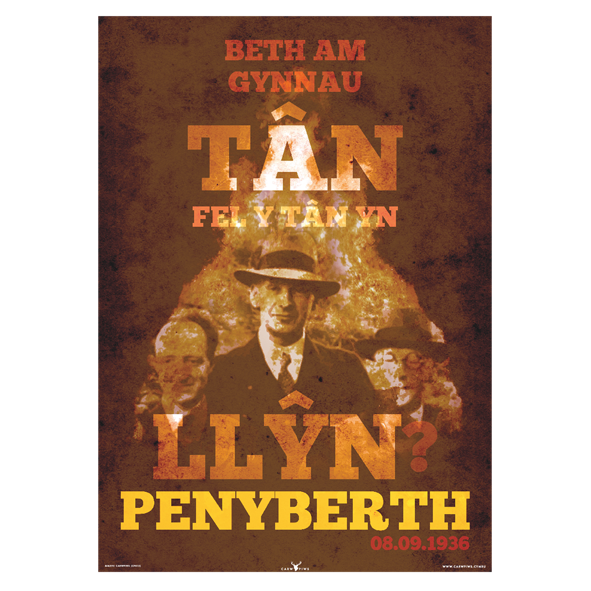 Poster tan yn Llŷn - Carw Piws